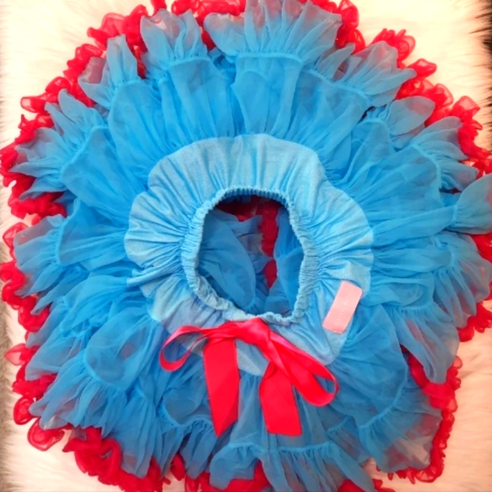 Olivia Rose Blue and Pink Tutu Skirt - Size: Medium 6/8 - Dance - Costume